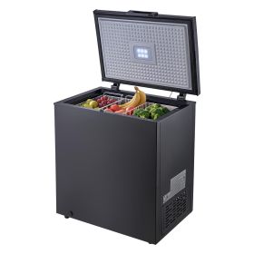 Chest Freezer, 5 Cu.ft Compact Deep Freezer